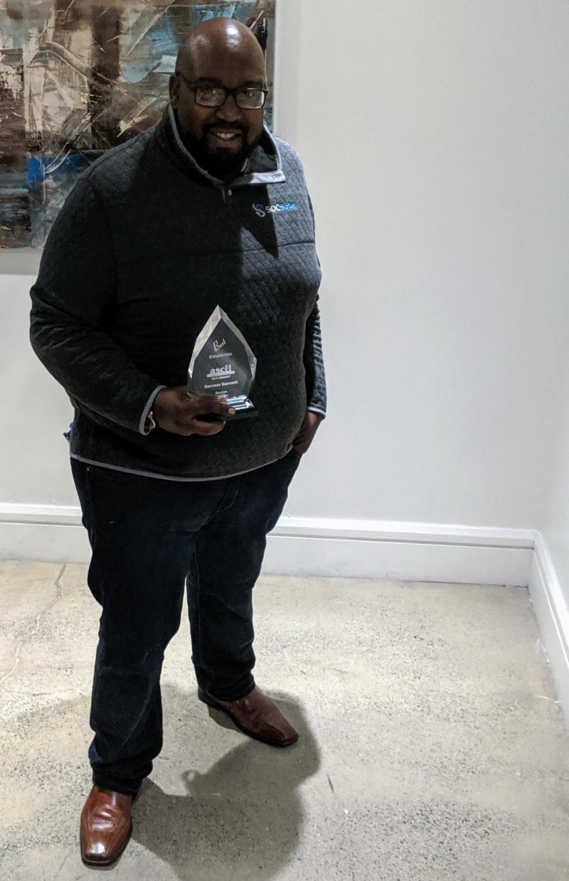 smbsecuritytech's tweet card. Best Education ASCII Boston. We went 3 for 3 this year as a presenting sponsor. So proud of our team and channel community. We love educating our partners on the perils of Cyber Crime. #awareness...