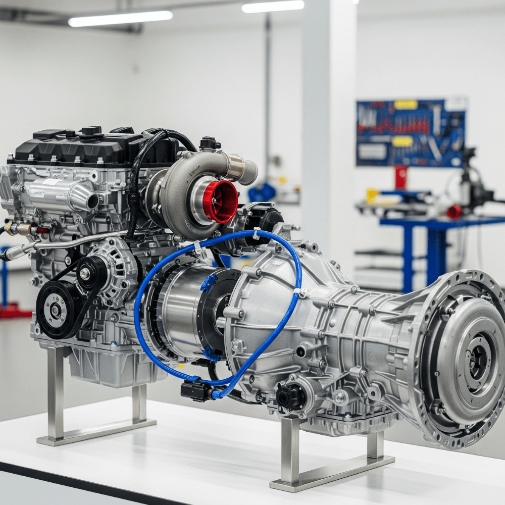 ConectNext's tweet card. Learn about the latest technologies in engines and transmissions, key to the efficiency, sustainability, and performance of modern vehicles.