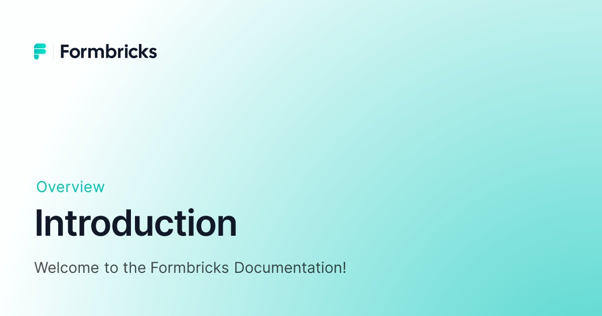 formbricks's tweet card. Welcome to the Formbricks Documentation!