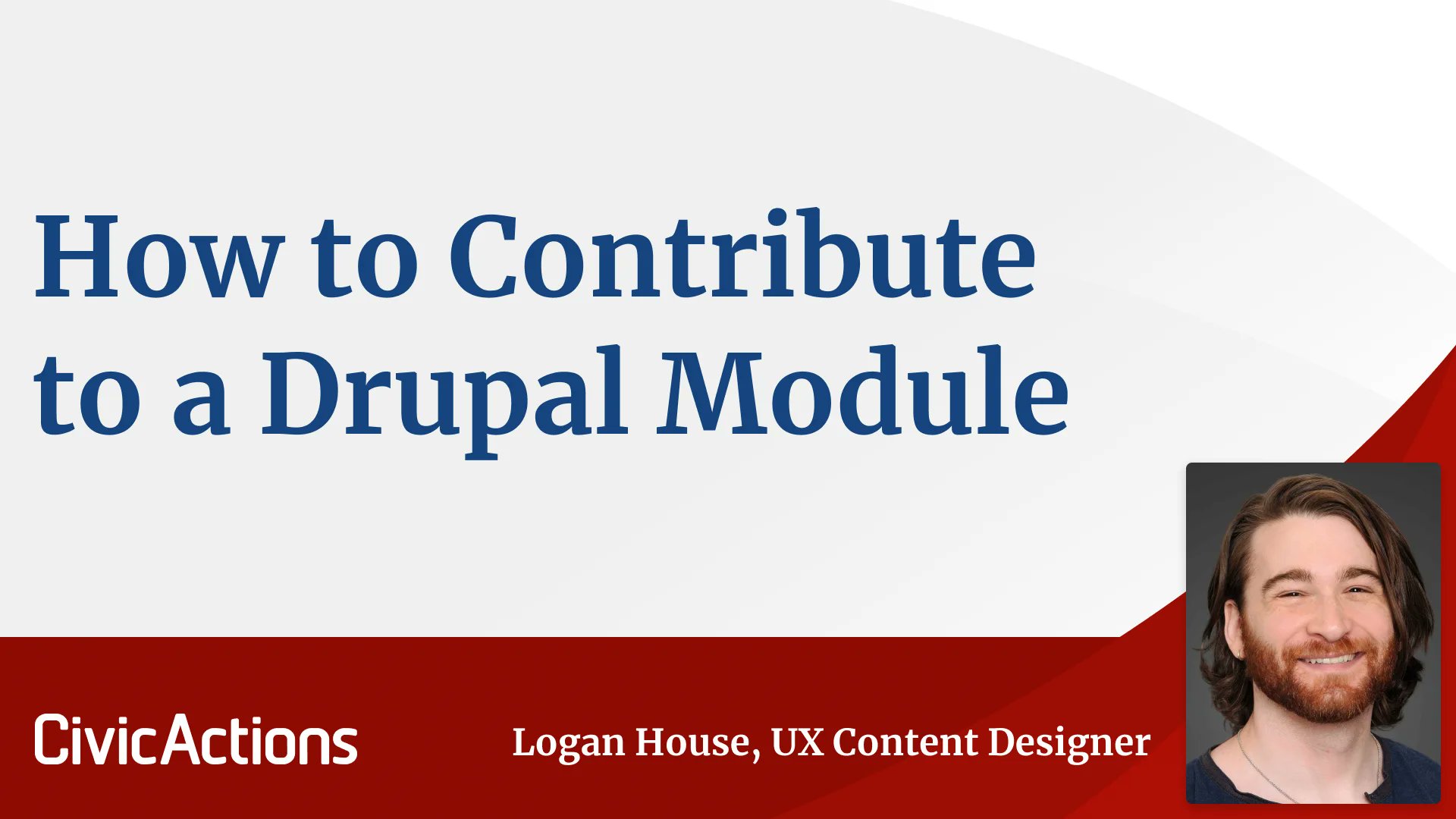 civicactions's tweet card. How to Contribute to a Drupal Module