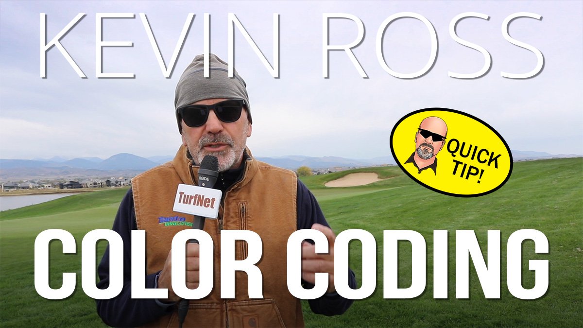 oncourseturf's tweet card. Kevin is a big fan of color coding to enhance efficiency and minimize mistakes around the golf course, particularly with irrigation system components like valve and quick coupler boxes.
