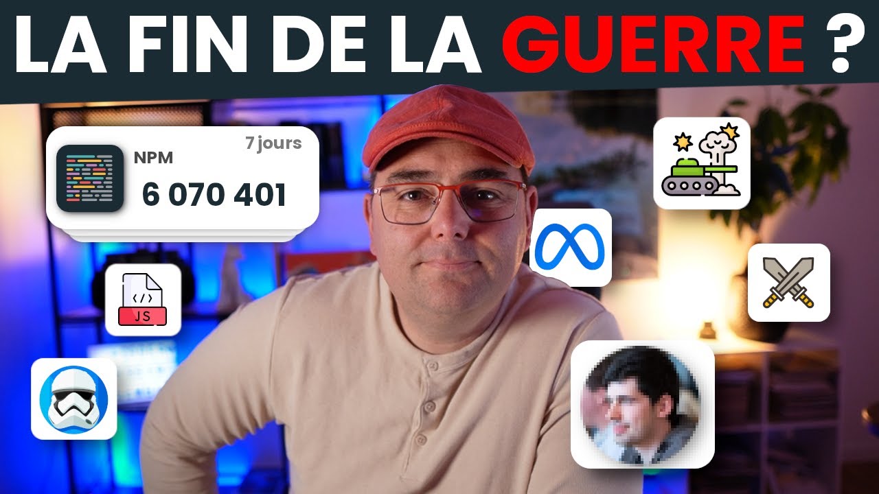 CoderVie's tweet card. LA FIN de la GUERRE des Développeurs ? Le DÉVELOPPEUR français chez...
