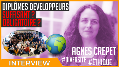 CoderVie's tweet card. Devenir développeuse, développeur dans un milieu diversifié, éthique avec un fort impact environnemental et sociétal, est-ce possible ?