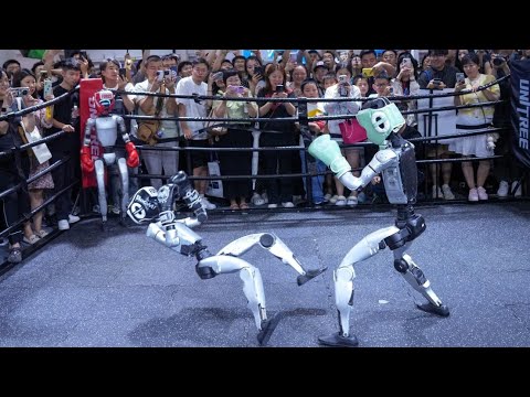 OppaReacts's tweet card. Robots Battle for Gold in Boxing For Robot Olympics