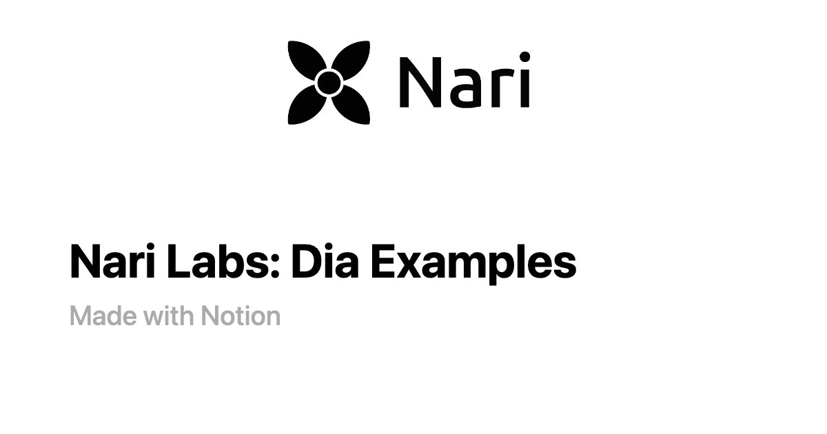 dontWatchMeCode's tweet card. Comparison between Dia-1.6B (ours), ElevenLabs Studio, and Sesame CSM-1B. Plus fun examples (including audio prompt use).