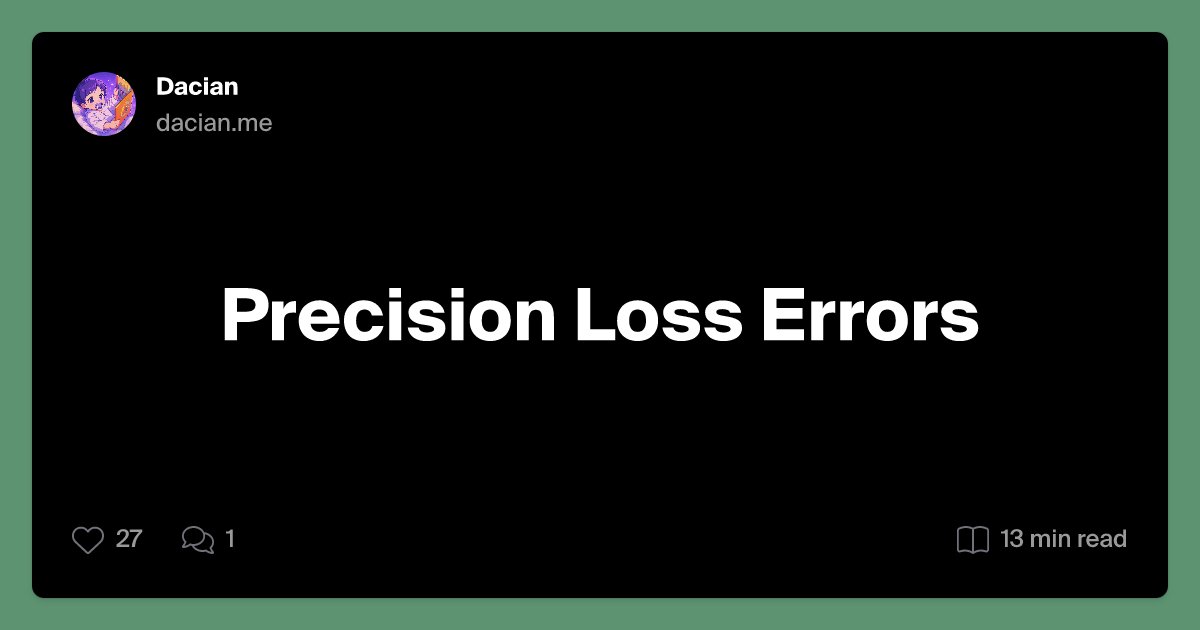 SahilKaush33125's tweet card. Solidity computations can lead to some devious loss of precision errors