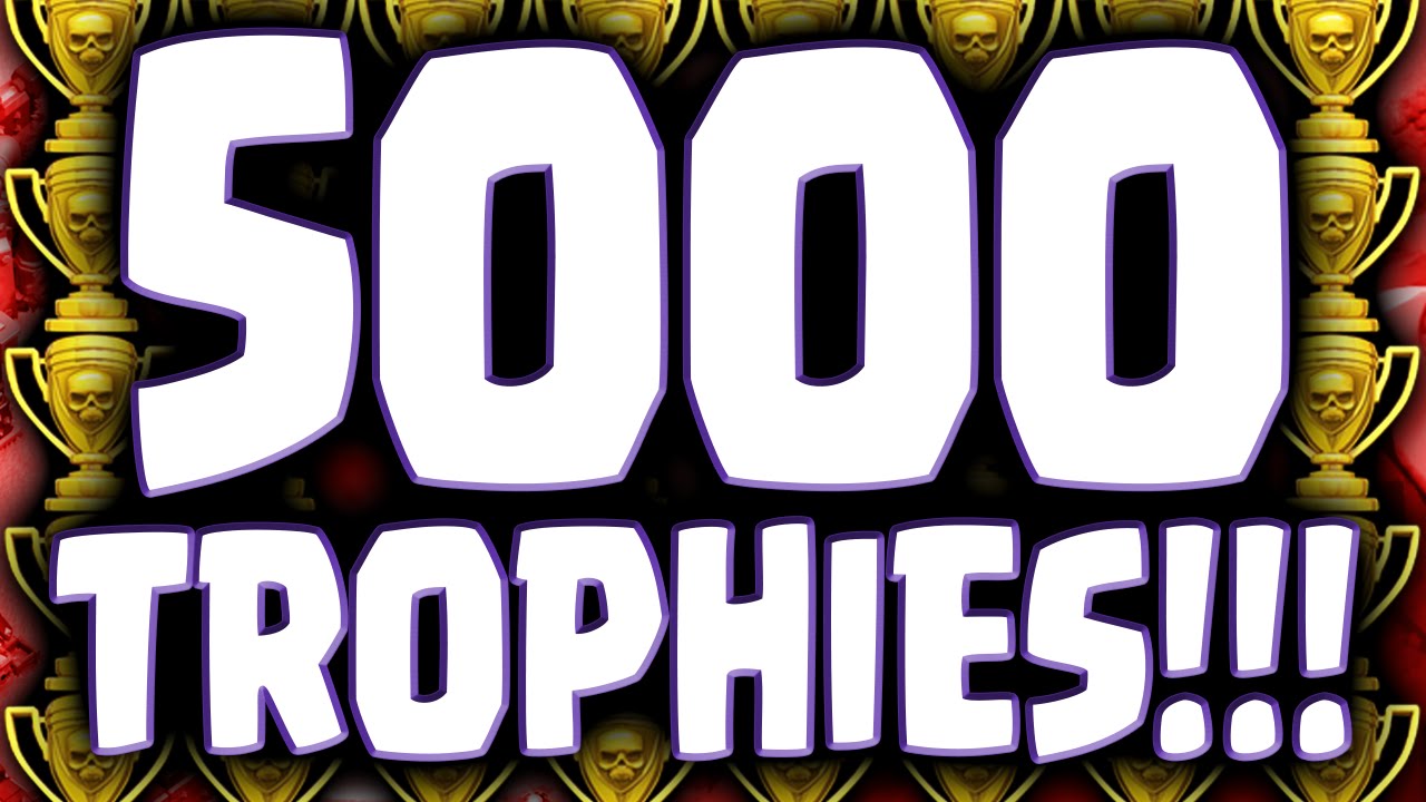 GaladonGaming's tweet card. Clash of Clans ♦ 5000 TROPHIES! ♦ FIRST Legend League Player! ♦...