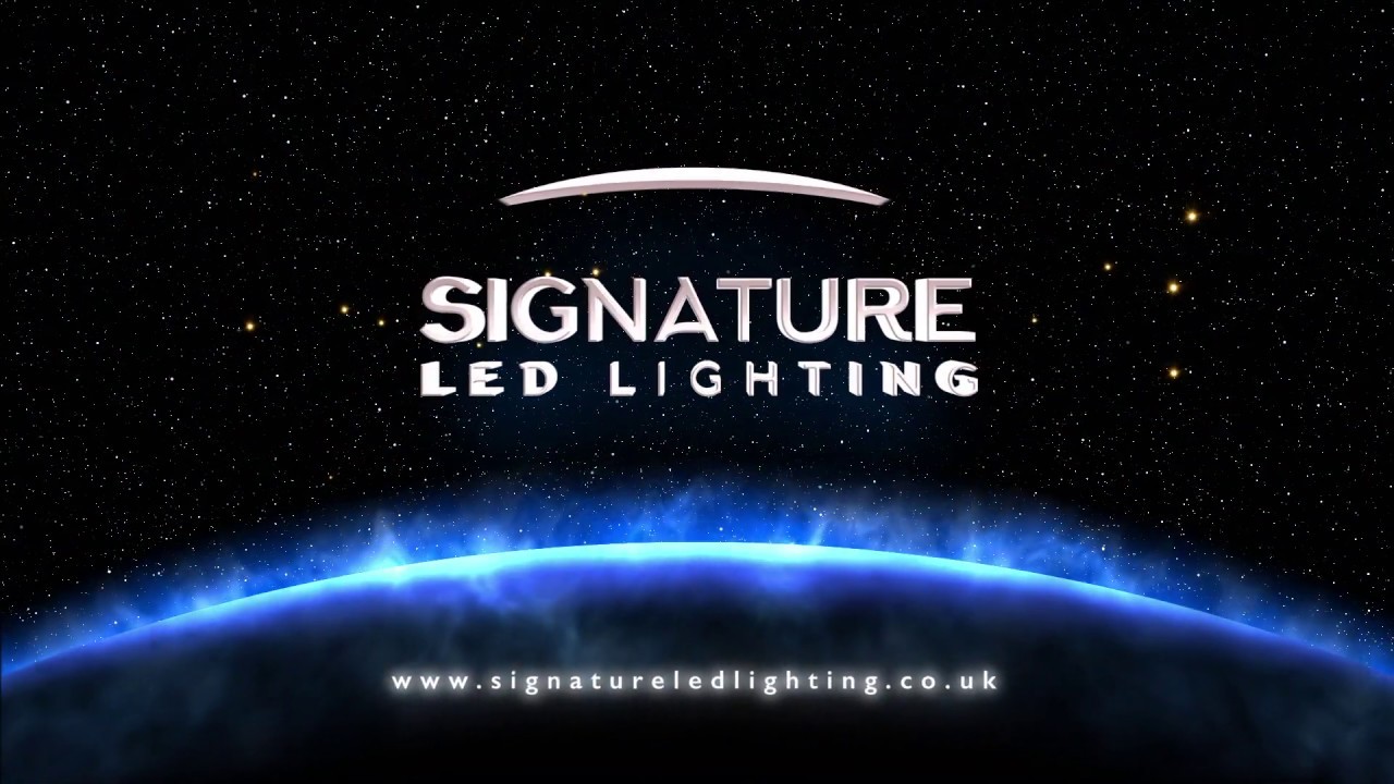 SignatureLED's tweet card. Signature LED Lighting Ident Video