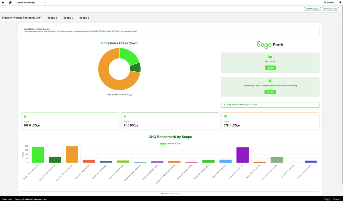 pcr_online's tweet card. Sage has introduced new capabilities in Sage Intacct aimed at helping finance teams reduce manual work, improve accuracy, and meet growing sustainability