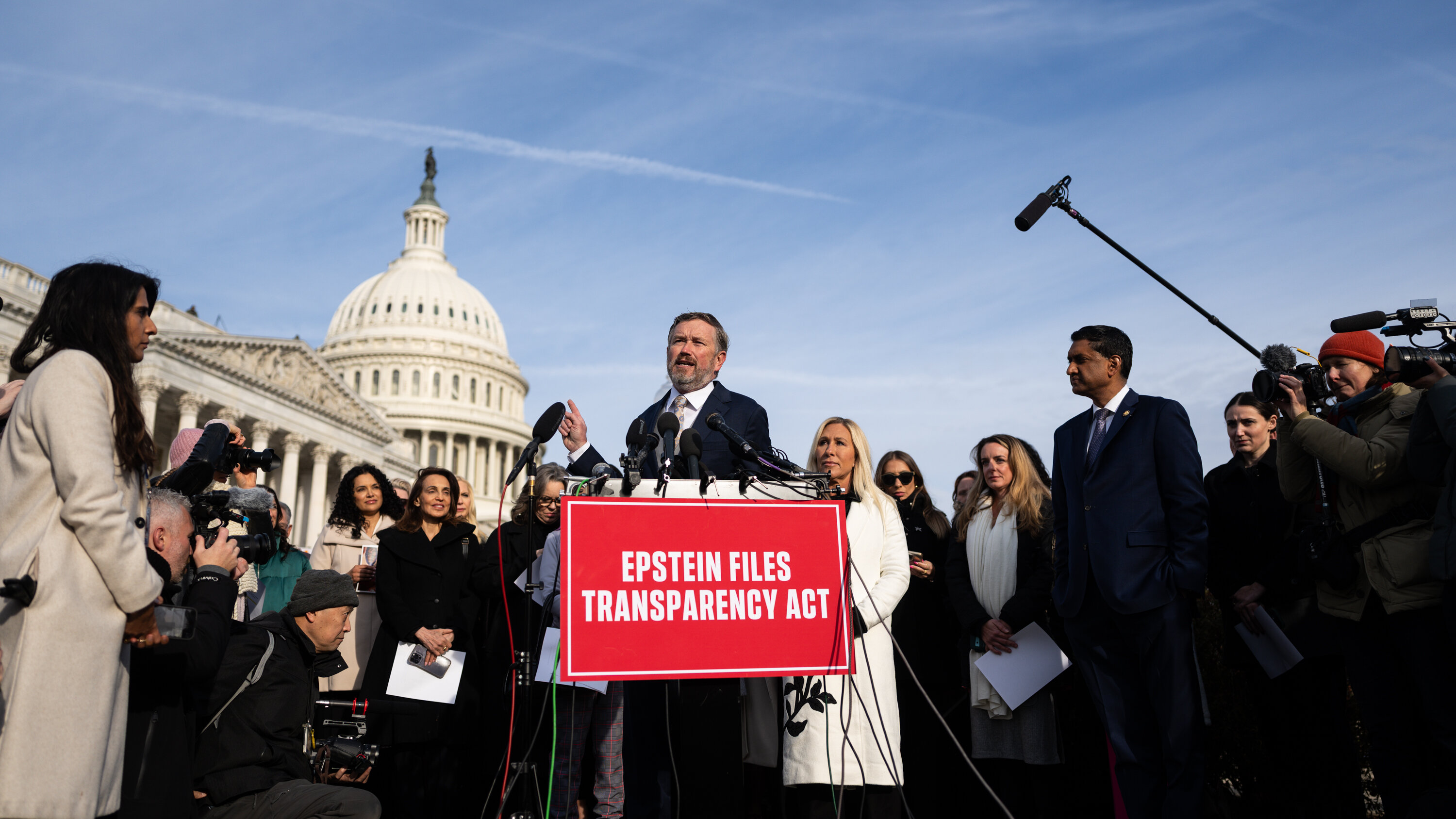 nytimes's tweet card. Live Updates: House Passes Bill Seeking Release of Epstein Files Amid Trump Reversal