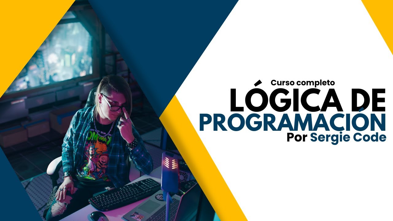 sergiecode's tweet card. Lógica de Programación | Curso completo por Sergie Code