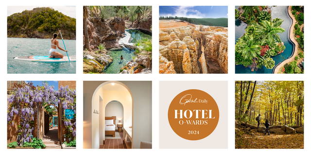 ashleahalpern's tweet card. We think travel is the next frontier of self-care. Here, 68 properties that will jump-start your healing journey.