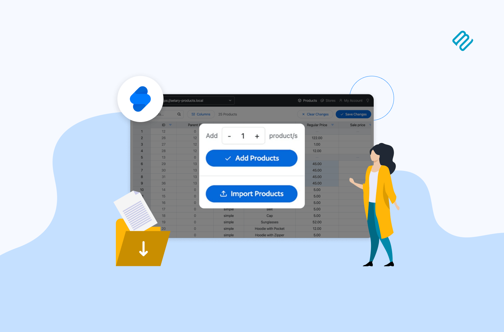 MichaelKihl's tweet card. Fix WooCommerce product import timeouts with simple math. Calculate server limits and choose between chunking, plugins, or Setary for any catalog size.