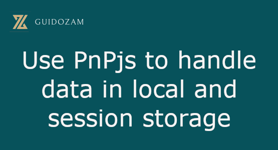 iamguidozam's tweet card. Introduction Proceeding with the appointments with the PnP packages, the PnPjs package is a great tool to help developers getting things done pretty quickly. With that in mind, in this post we will…