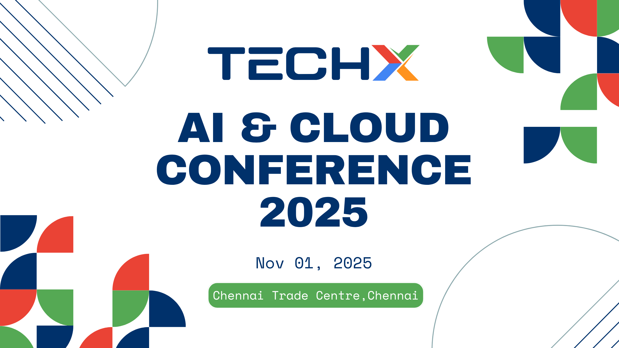 Anbu_Mani27's tweet card. TechX AI and Cloud Conference 2025, is a global phenomenon that brings together visionary speakers, cutting-edge technologies, and a community of tech enthusiasts under one roof. Our mission is to...