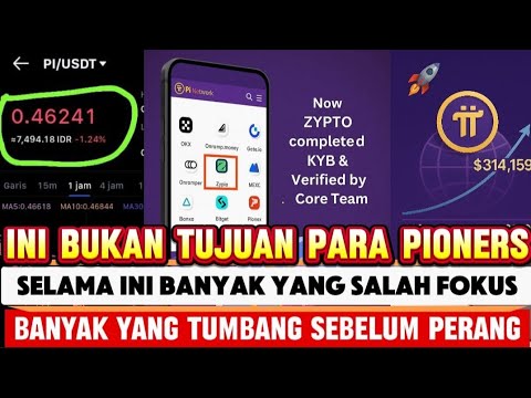 Pi_Network_INA's tweet card. BANYAK YANG SALAH FOKUS⁉️PI NETWORK TUJU GCV, BUKAN BURSA⁉️