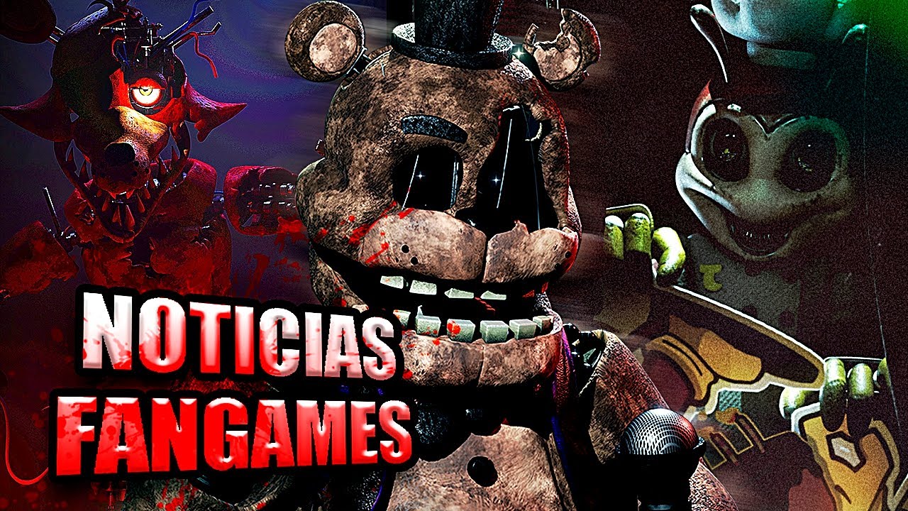 FreddyNightFall's tweet card. NOTICIAS FANGAMES FNAF #50 (Lazy Nights, Jolly, Blood & Gears,...