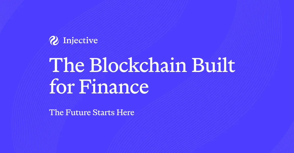 OlaDayo_419O's tweet card. The Blockchain for Finance & Web3 Innovation | Injective