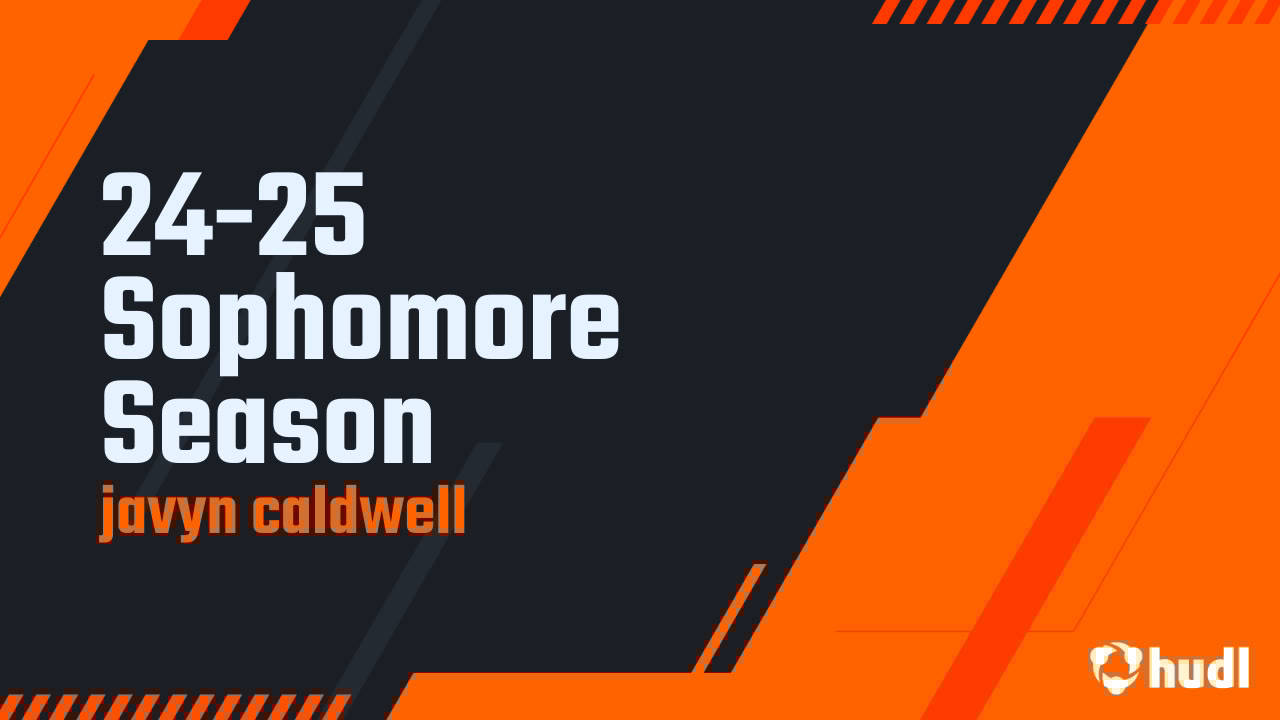 CaldwellJavyn's tweet card. 24-25 Sophomore Season