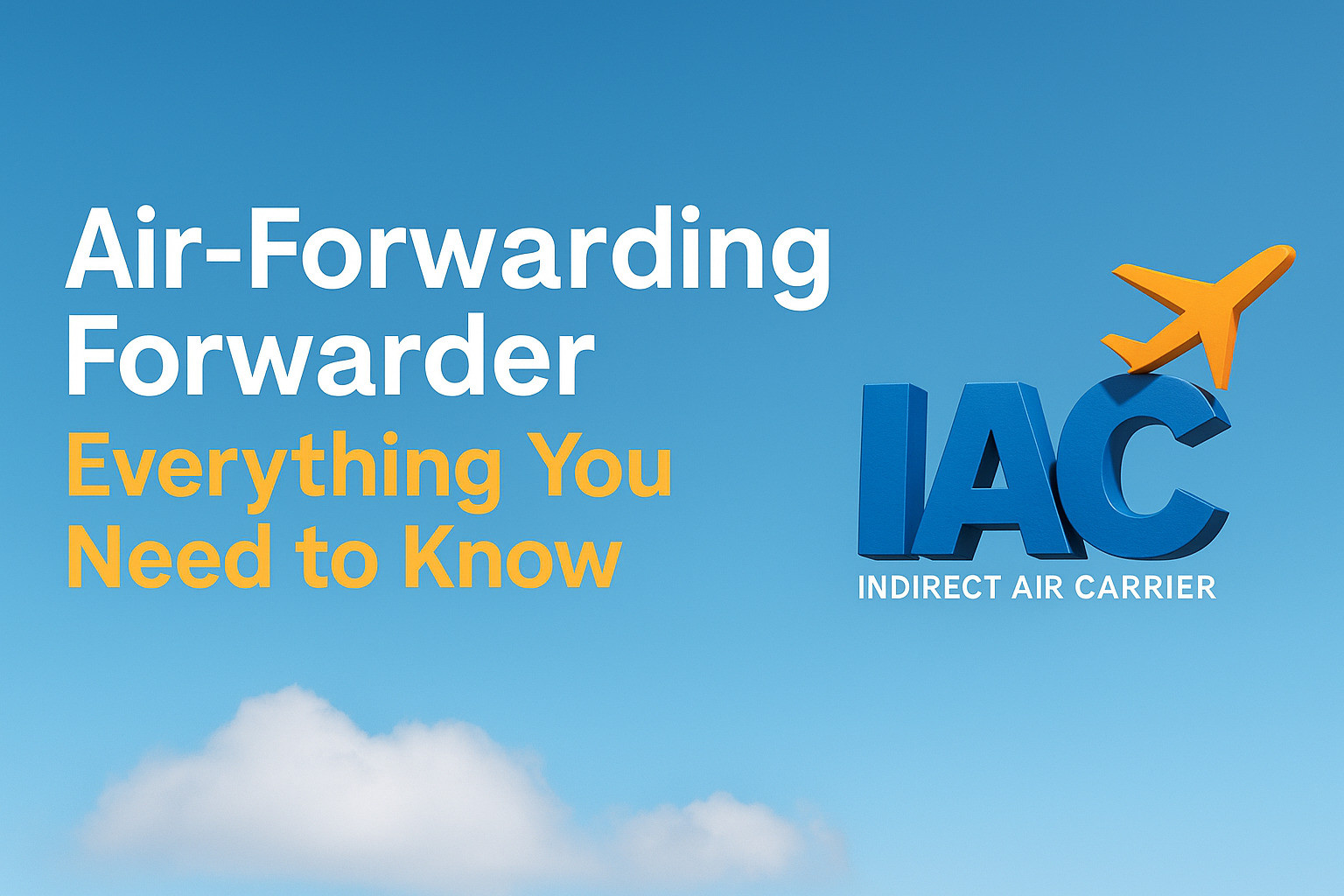 NVOCC's tweet card. Air Forwarding IAC Air Cargo Freight Forwarding ensures fast, compliant air-forwarding, International air cargo, and air-forwarding logistics.