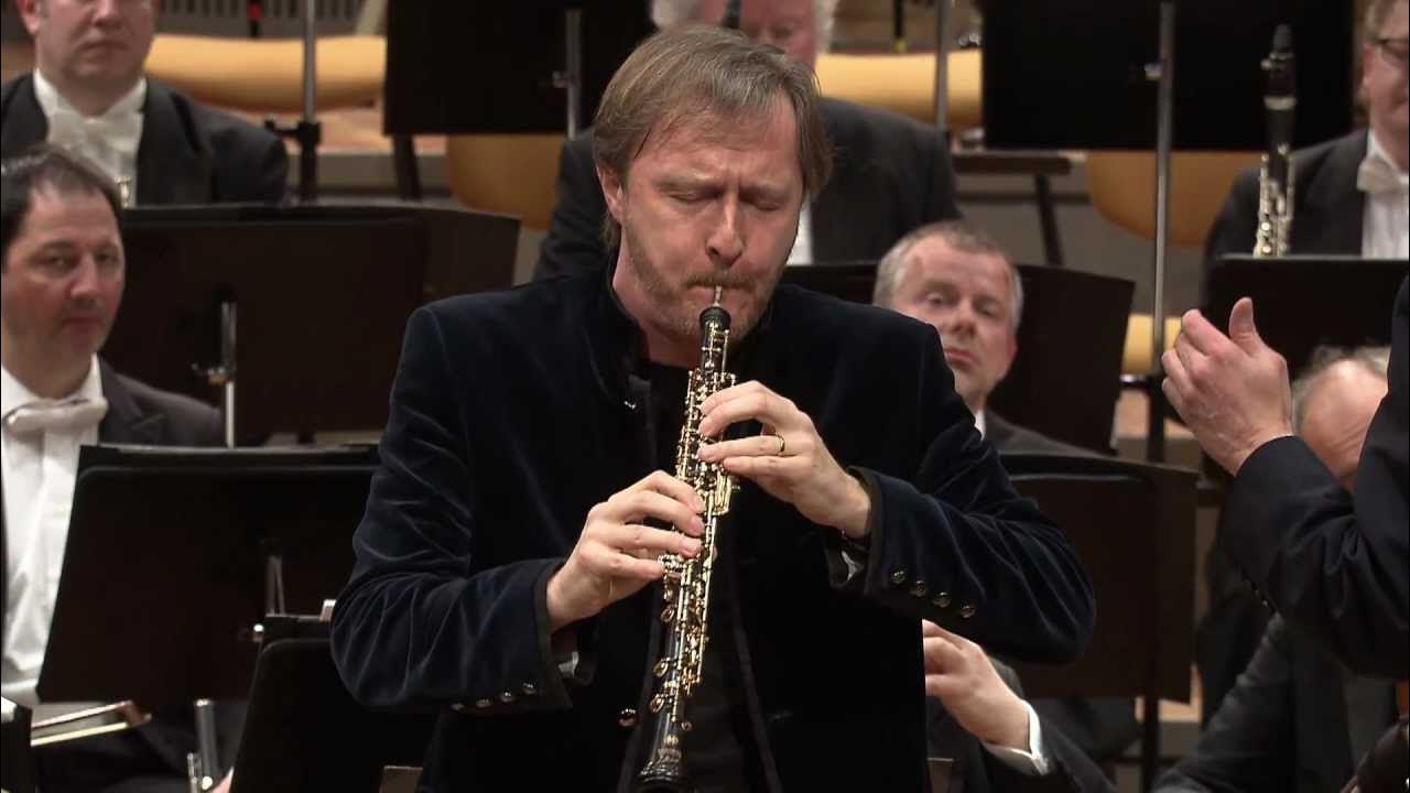 BerlinPhil's tweet card. Strauss: Oboe Concerto / Mayer · Thielemann · Berliner Philharmoniker