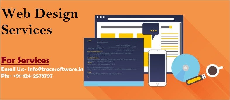 Tracesoftwarein's tweet card. “Trace Software|Web Design Services Canada|Web Agency India” is published by Trace Software.