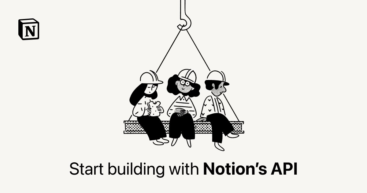 NotionAPI's tweet card. Connect Notion pages and databases to the tools you use every day, creating powerful workflows.