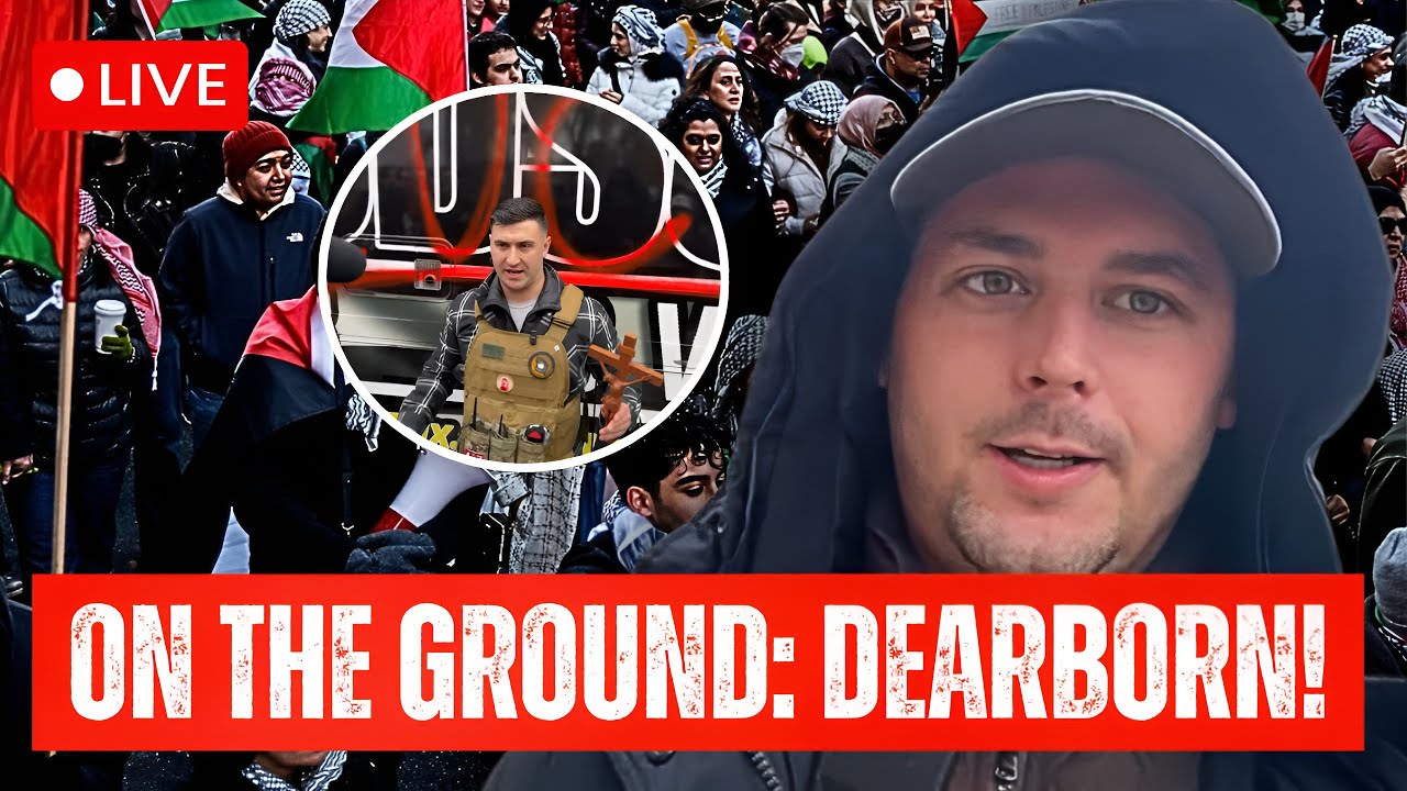 camhigby's tweet card. Anti-Muslim Protest In Dearborn - Live On The Ground