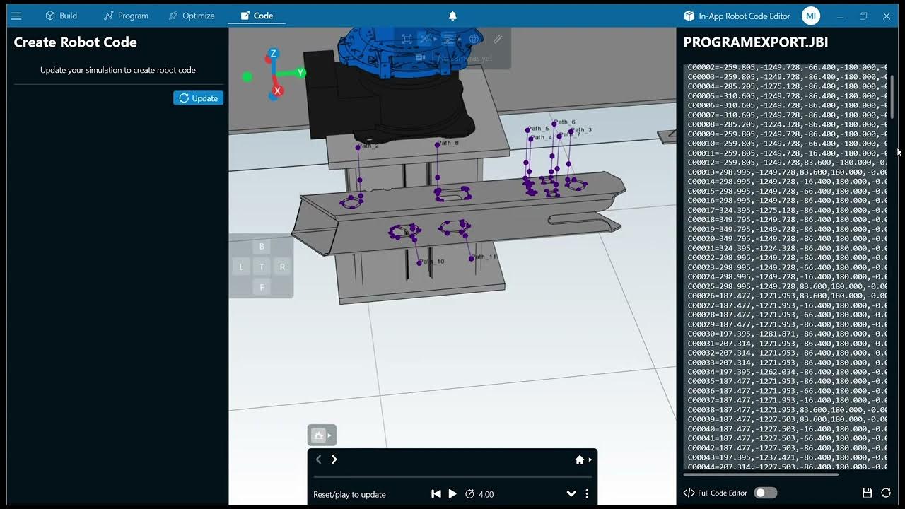 OctopuzRobotics's tweet card. OCTOPUZ Feature Spotlight: In App Robot Code Editor