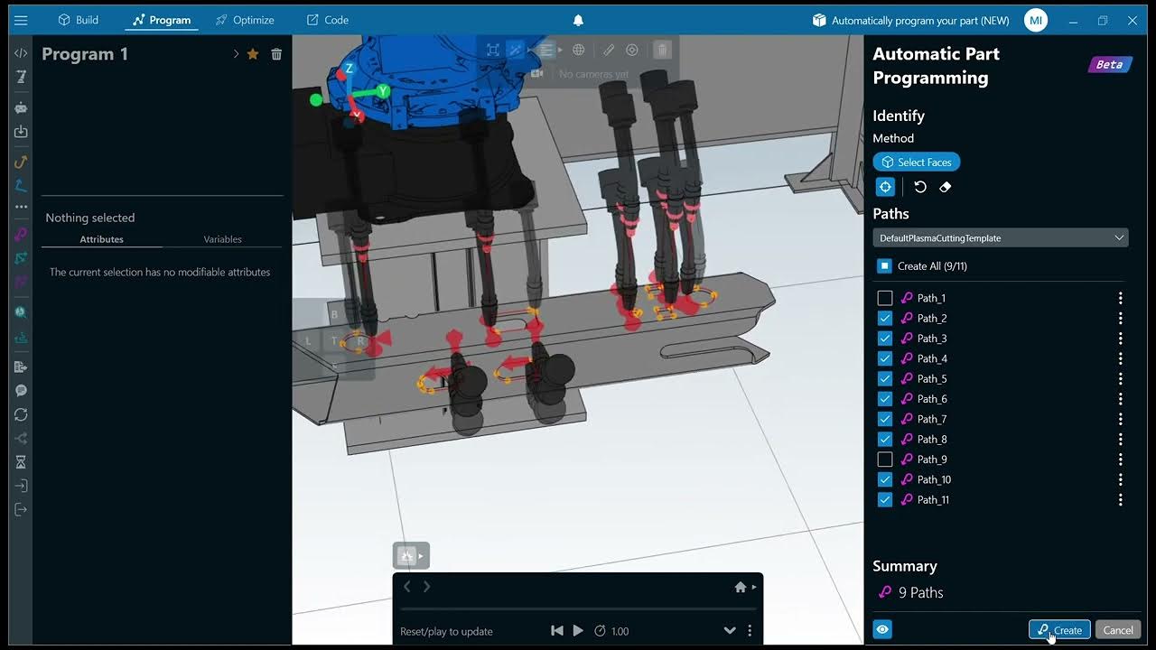 OctopuzRobotics's tweet card. OCTOPUZ Feature Spotlight: Automate Your Cutting Path Selection