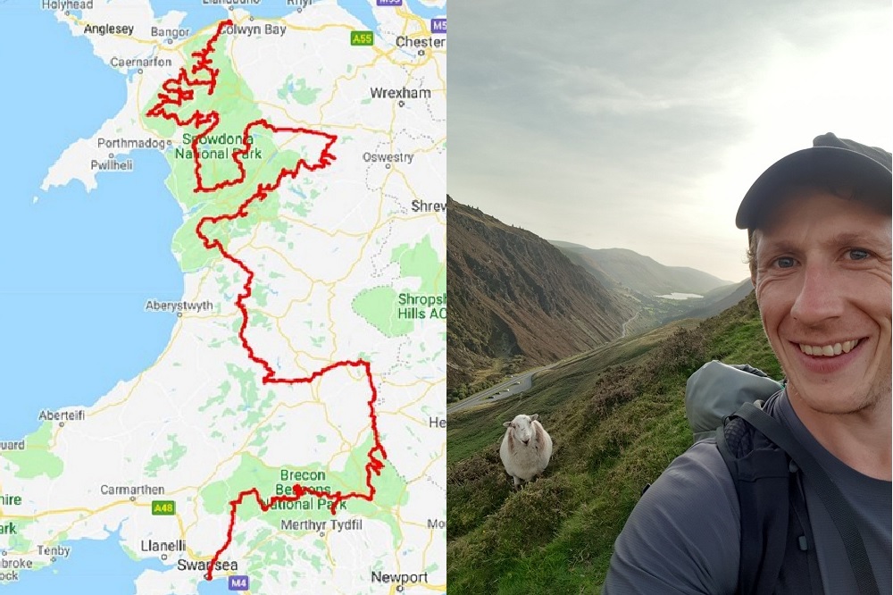 MindOMountains's tweet card. The president of Ramblers Cymru is over halfway through the epic challenge of running up all 189 of Wales’ mountains, to raise money for a mental health charity. Will Renwick, 31, from Llancarfan, is...