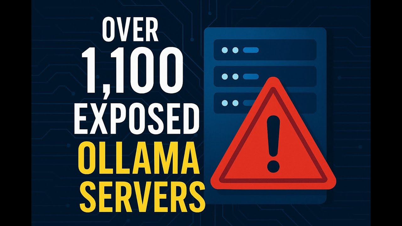 Cyber_and_Tech's tweet card. 🚨 1,100 Ollama Servers EXPOSED! Cisco Talos Warns of AI Security...