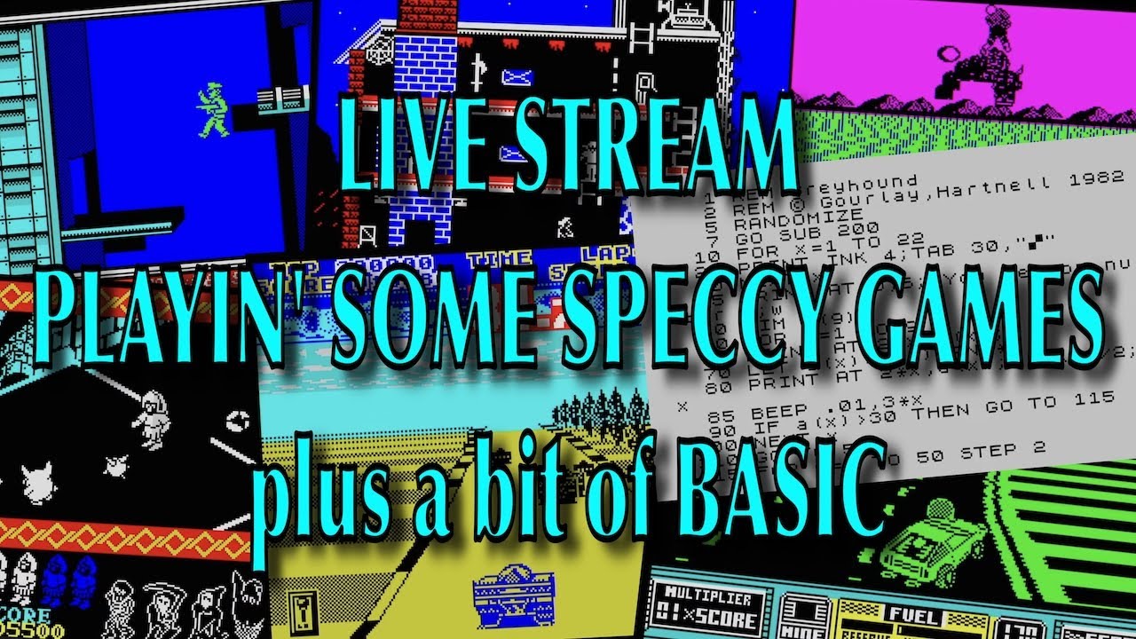 animatedALex75's tweet card. Speccy GAME PLAY time - and maybe some BASIC programming too.