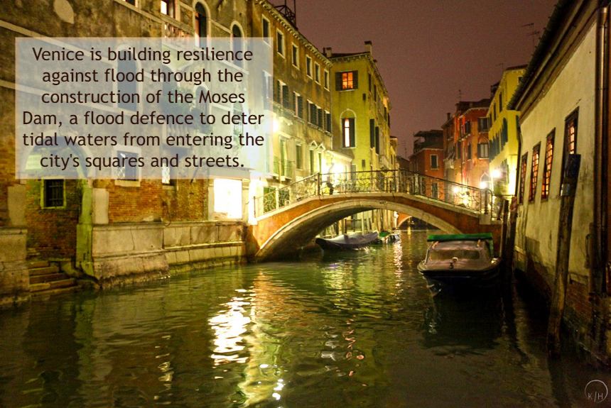 climateadapt19's tweet card. The Moses Dam is a wise investment for Venice, safeguarding residents and the tourism industry from frequent flooding.