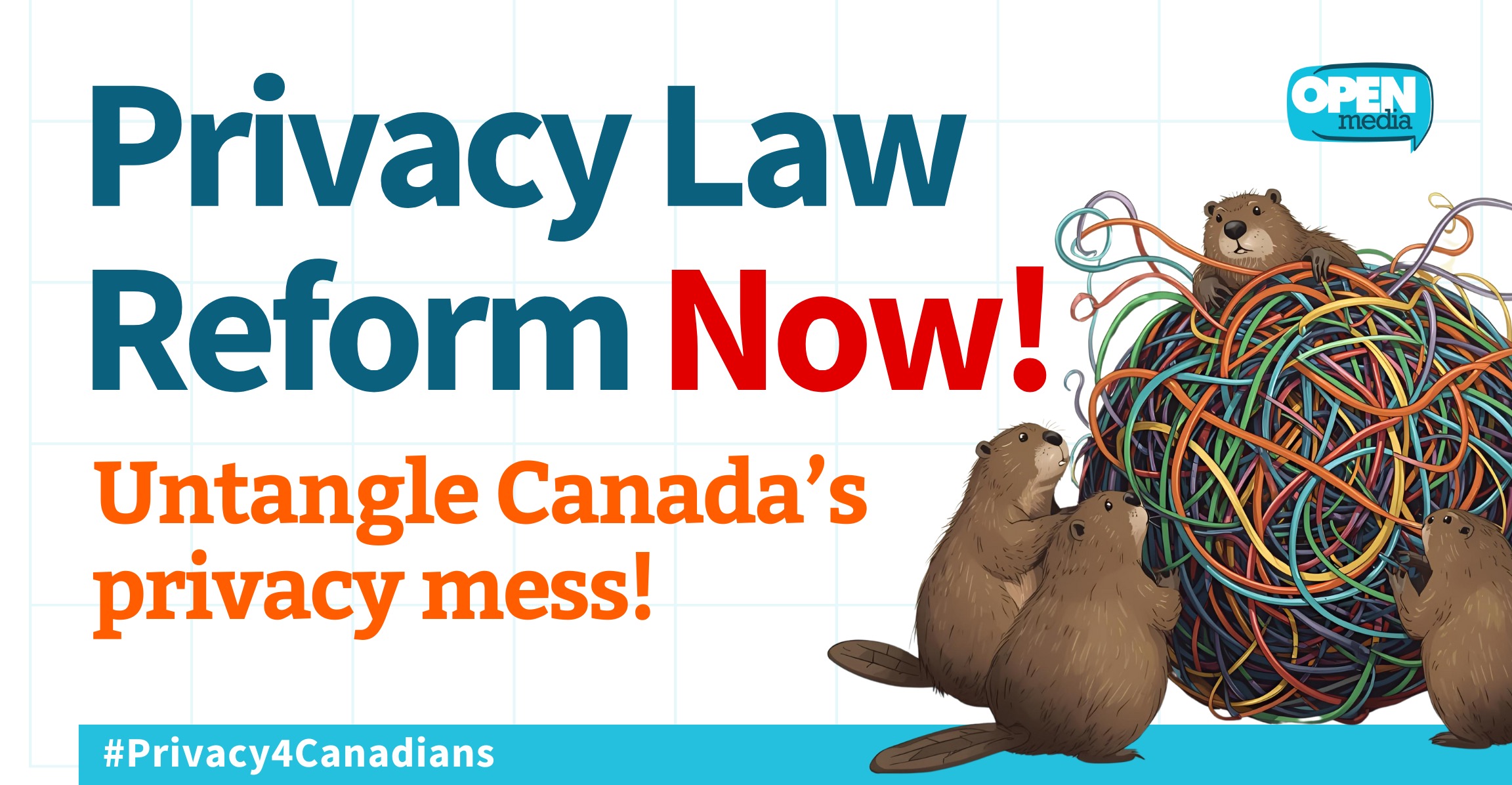 AwareDev's tweet card. Canada Needs Privacy Law Reforms Now!