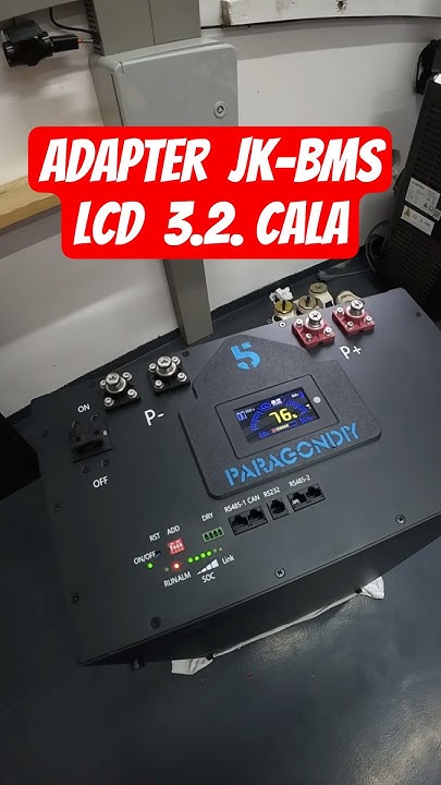 ParagonDIY's tweet card. JK BMS Adapter Monitora 4 3 Cala na 3 2 Cala DIY Box #lfp #diybox...
