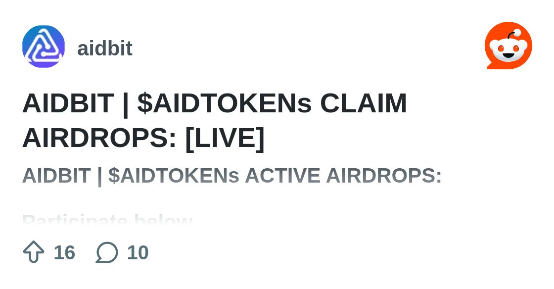 projectaidbit's tweet card. Explore this post and more from the aidbit community