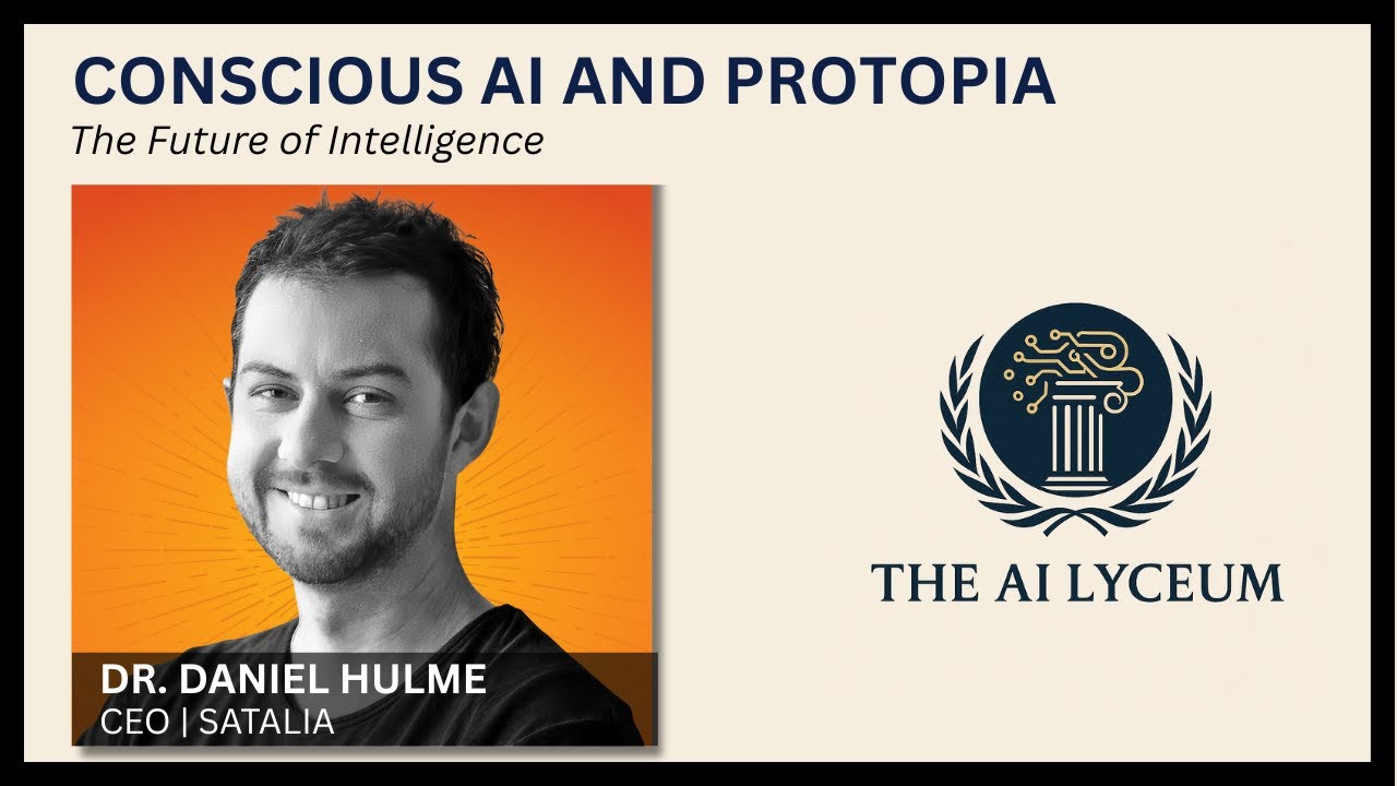 SataliaSolves's tweet card. #10 – Conscious AI and Protopia: The Future of Intelligence [Dr.Dan...