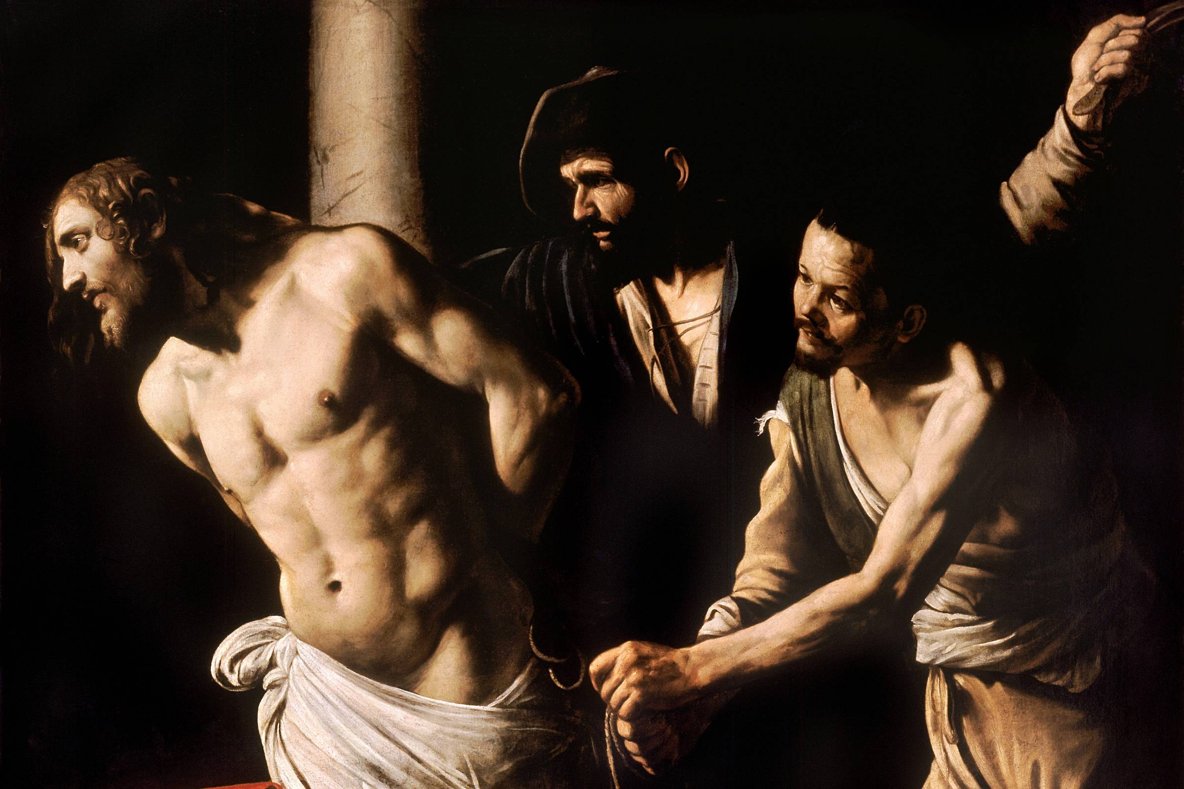 CaioPeres18's tweet card. Professor inglês usa trecho bíblico e comparação com torturas modernas para abordar sexualização do martírio de Cristo