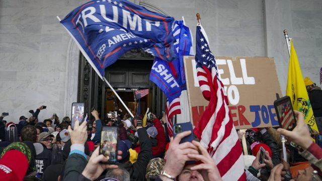 LibsInAmerica's tweet card. A Pennsylvania woman accused of directing Jan. 6 rioters into the Capitol building with a bullhorn was found guilty on federal charges. Rachel Marie Powell, 41, was convicted of all charges brought…
