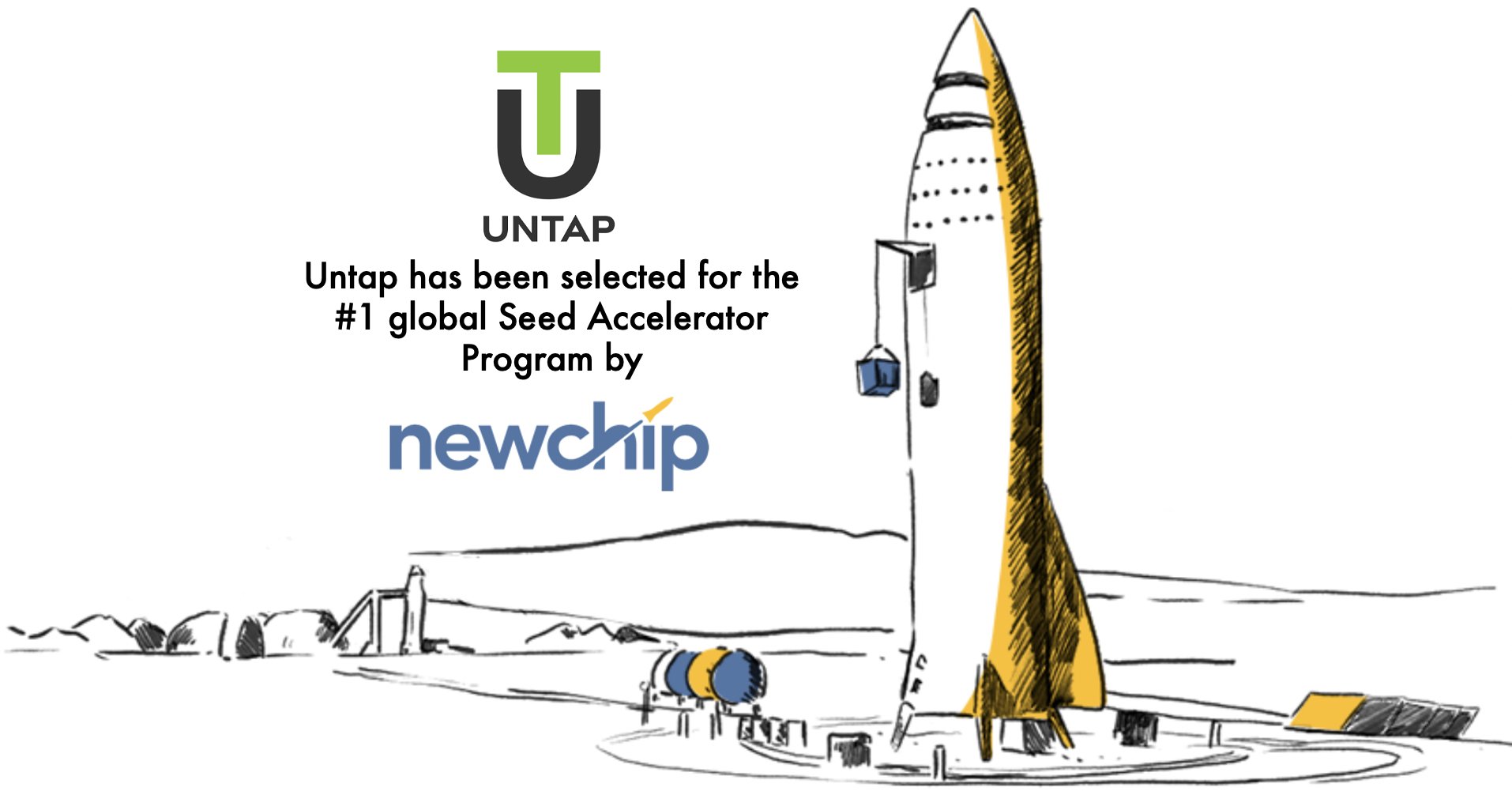 Untap_pe's tweet card. Untap Chosen for Newchip’s Seed-Stage Global Accelerator Program. Private Equity Portfolio solution among top selected for exclusive accelerator