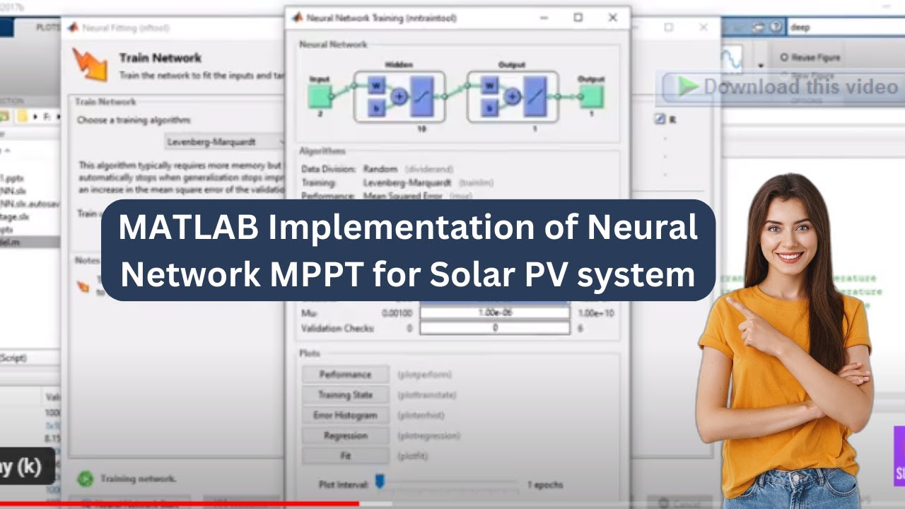Lms_Solution's tweet card. Neural Network MPPT | MATLAB Implementation of Neural Network-Based...