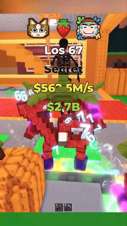 Dummarkhan7's tweet card. I became a LOS 67 in steal a brainrot #talwiinder #robloxedit...