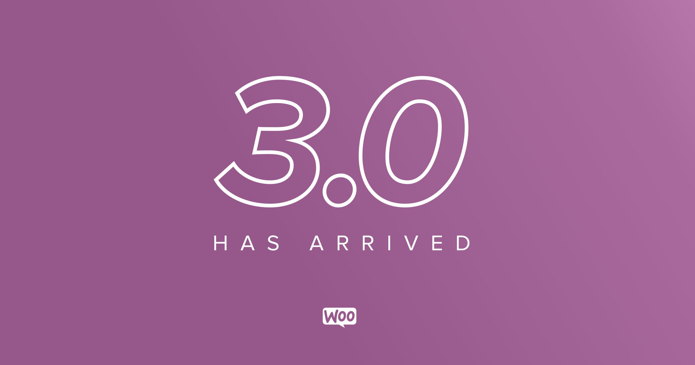 WooCommerce's tweet card. WooCommerce 3.0 is here! Read all about the improved product gallery, CRUD classes, performance improvements and more right here.