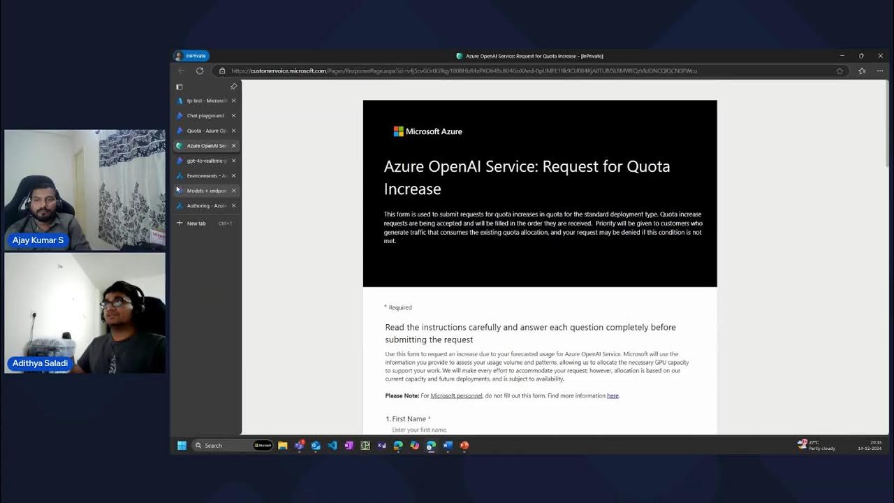 TechPrimers's tweet card. Azure AI Cohort - Session 4