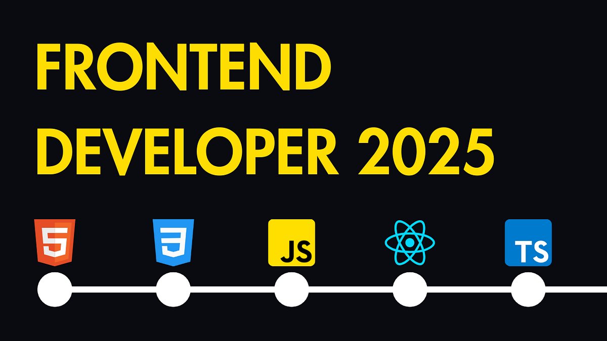 frontendbr's tweet card. Master frontend development in 2025 with this complete roadmap! Learn essential skills, bonus tips, and grab a free progress tracker.