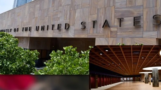 NoticierosRG's tweet card. Antes de que finalice el año, la nueva embajada de los Estados Unidos en México estará operando en su totalidad en sus nuevas oficinas ubicadas en la colonia Irrigación, al poniente de la capital, …