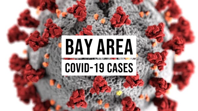 kron4news's tweet card. Breakdowns of COVID-19 cases in the Bay Area by county and by cities where the information is available.