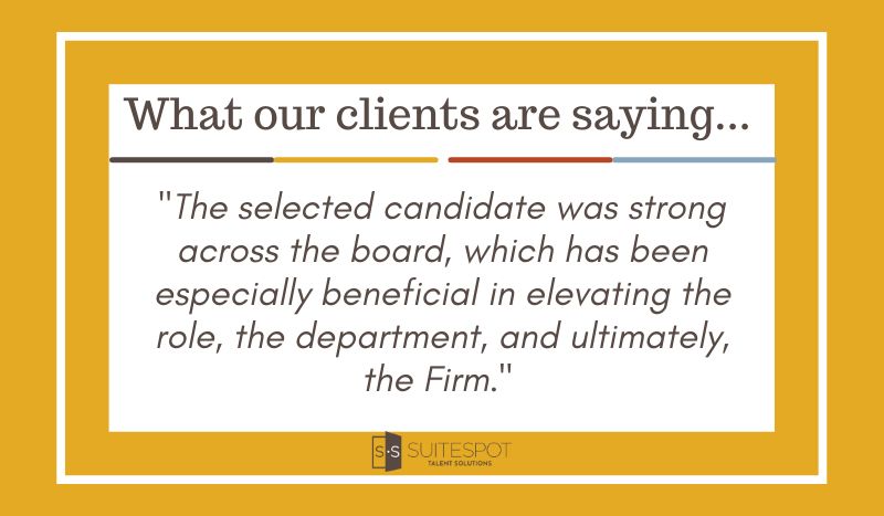 SuiteSpotExec's tweet card. Our team of dedicated, highly specialized recruiters take the time to completely understand the client’s specifications, adding layers of customization and targeted research at every step. Hear what...