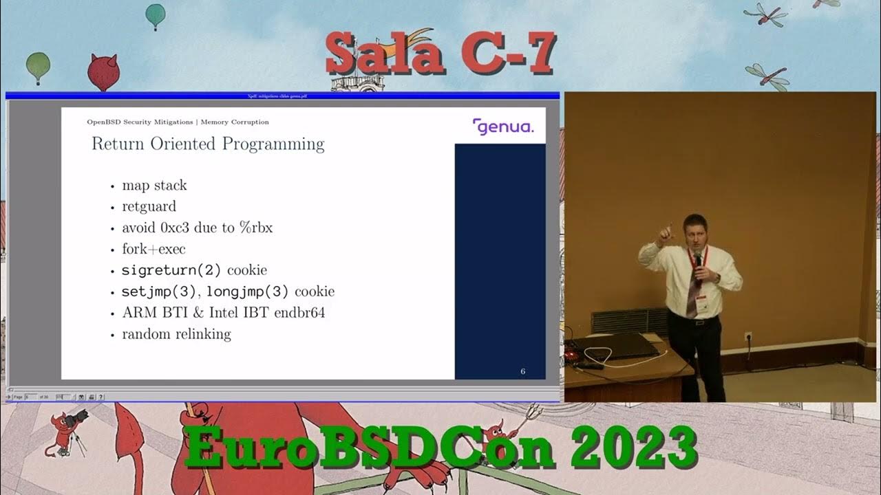 openbsd's tweet card. OpenBSD Attack Mitigations - Alexander Bluhm - EuroBSDcon 2023